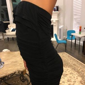 Black tube dress